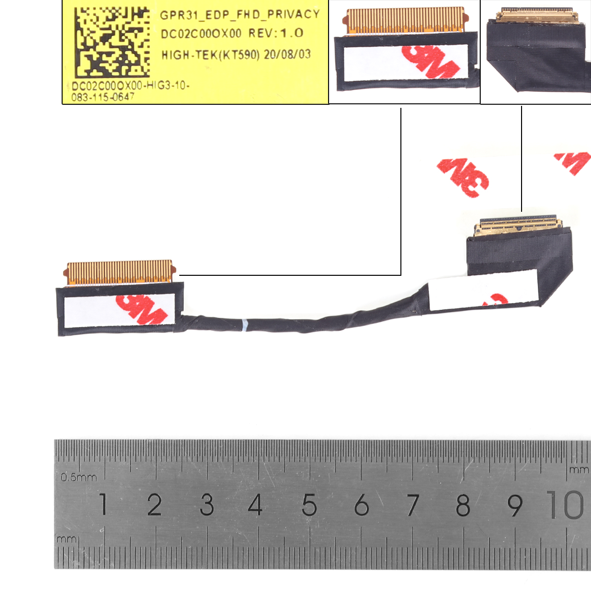 Picture of New LCD Display Screen Cable Replacement  For HP Envy 13m-bd 13-bd.